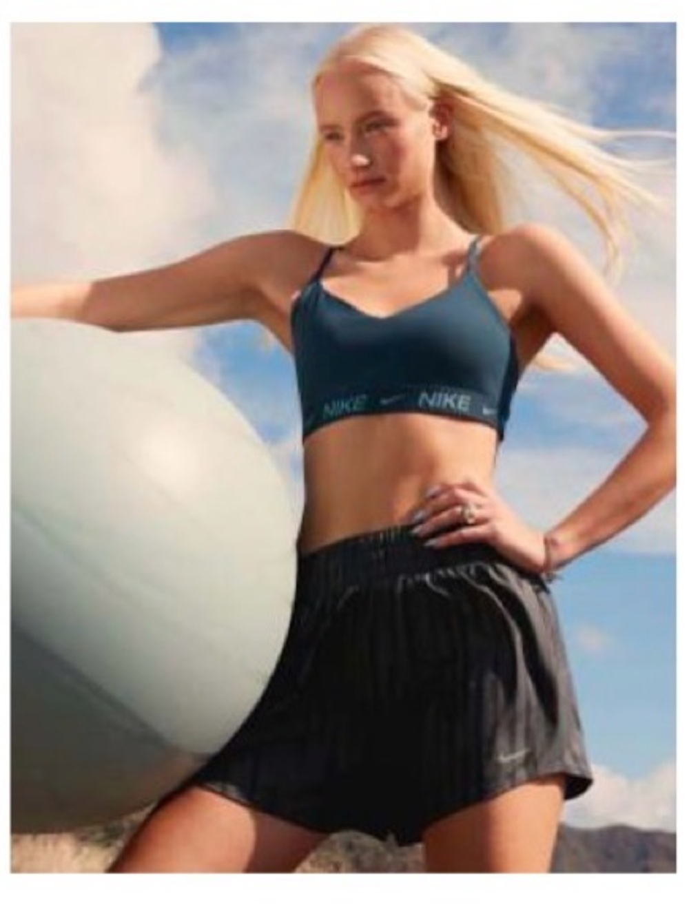 Nike training dri-fit Indy light support sports bra